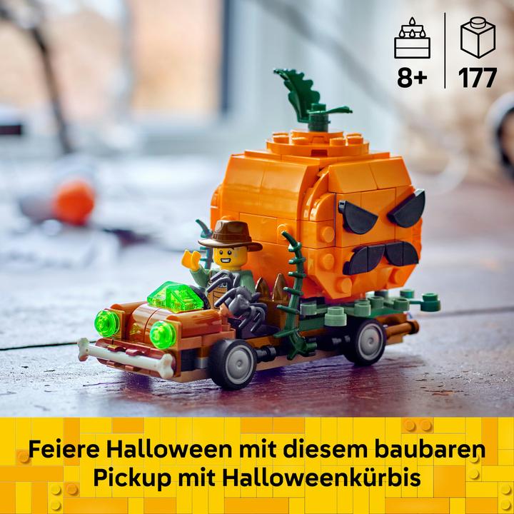 Immagine prodotto LEGO Pickup mit Halloweenkürbis (40822)