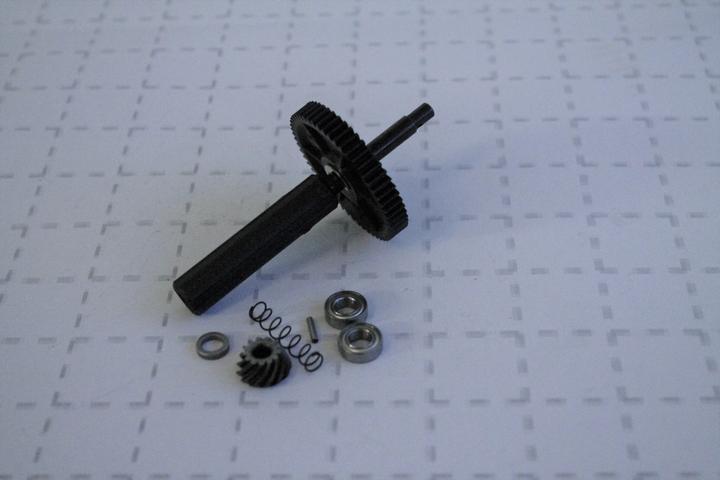 Image du produit DF-Models Ensemble roue dentée principale/roue conique arrière (acier)