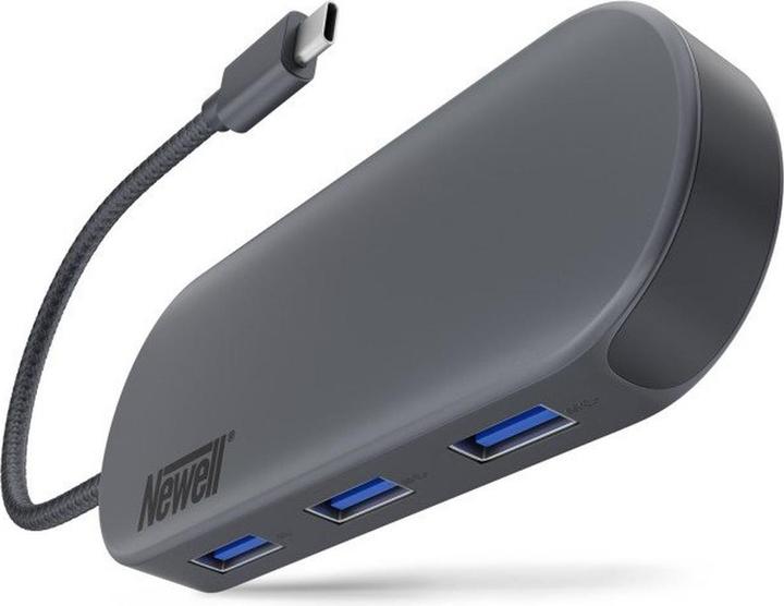 Newell 7 in 1 Nabe – Graphit (USB-C, 7 Ports)