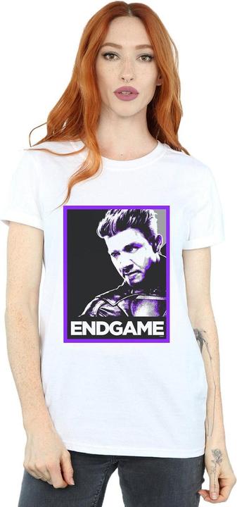 Produktbild Avengers Endgame Hawkeye Poster Baumwolle Boyfriend TShirt (L)