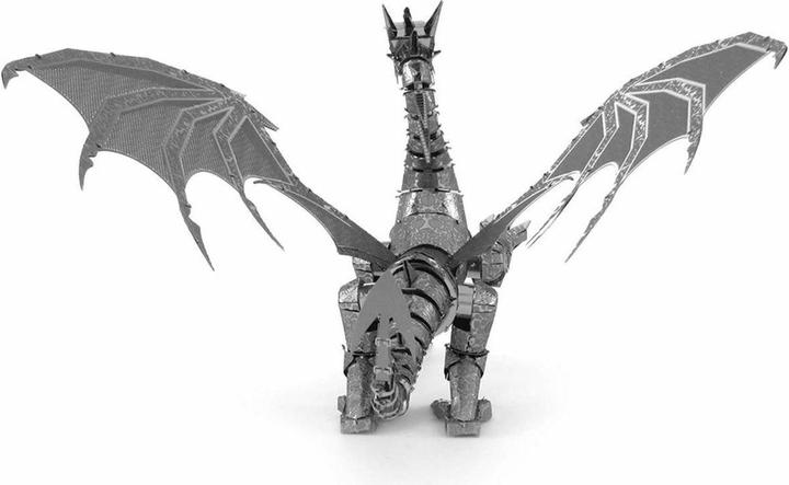 Produktbild Metal Earth Bausatz Iconx Silver Dragon
