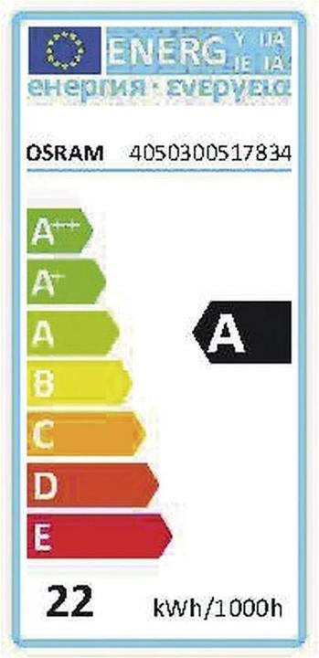 Energy Label Osram Lumilux (G13, 18 W, 1350 lm, 1 x, G)