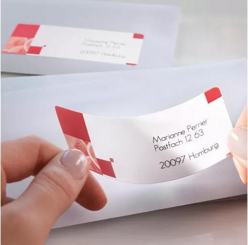 Actual product image Avery Address labels ultragrip