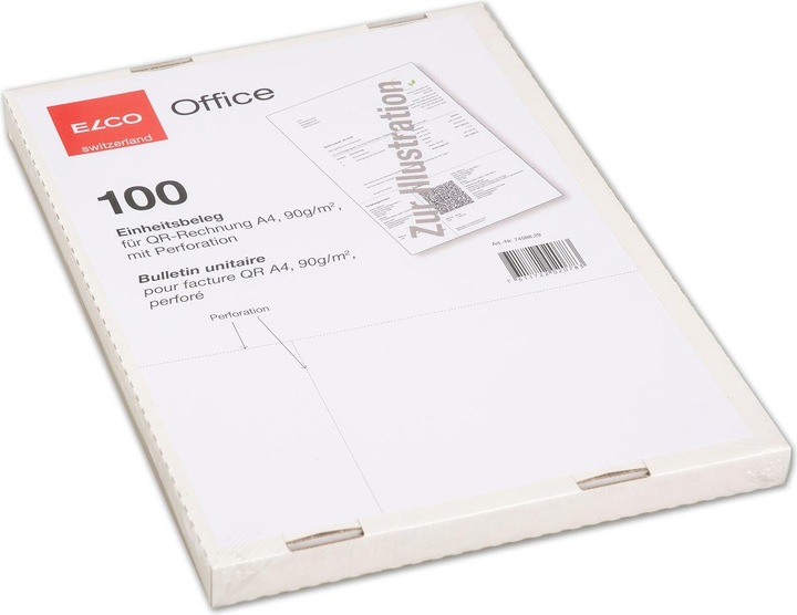 Productafbeelding Elco Factuurformulier voor QR-facturen (100 x)