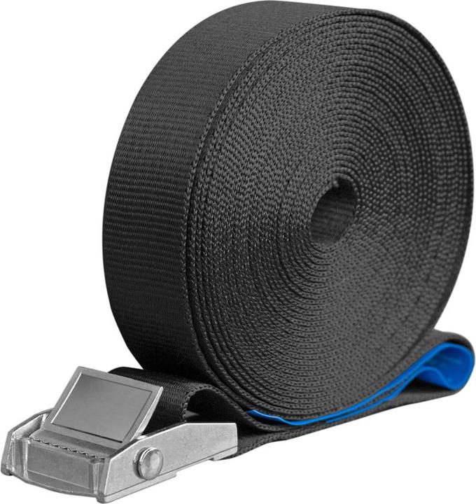 Image du produit Stahlwerk Lot de 4 sangles de serrage 6 m x 25 mm LC 250 daN Sangle de fixation Sangle d'arrimage