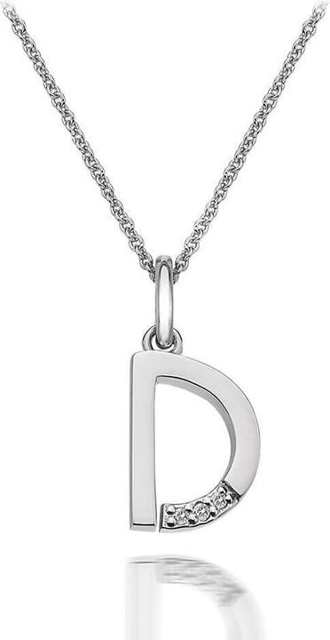 Produktbild Hot Diamonds Diamant Buchstaben Halskette D (Silber 925, 40 cm)