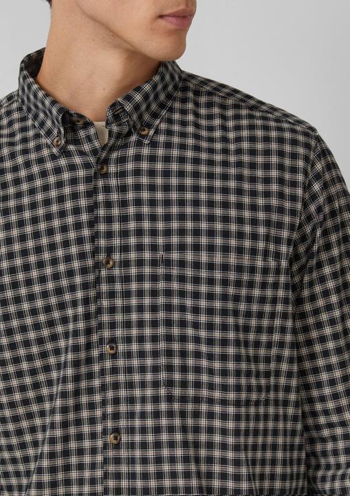 Immagine prodotto s.Oliver Hemd Regular Fit: Elastisches Button-Down-Hemd mit Karomuster (XL)