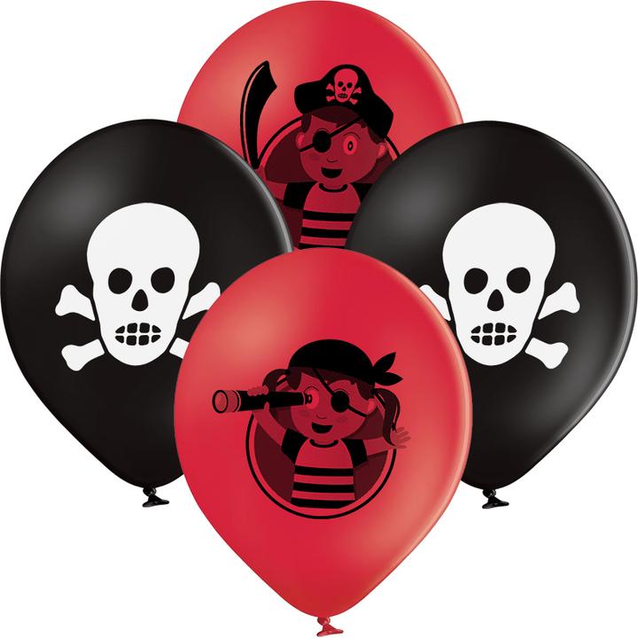 Produktbild bonacker ballonversand Piraten Ballons - Premium-Qualität aus Naturkautschuk (25 x)