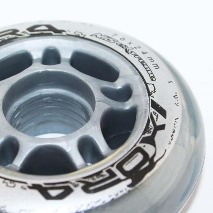 Produktbild Nils VE 76x24 82A TRANSPARENTE RÄDER (4 Stück) (76 mm, 82a)