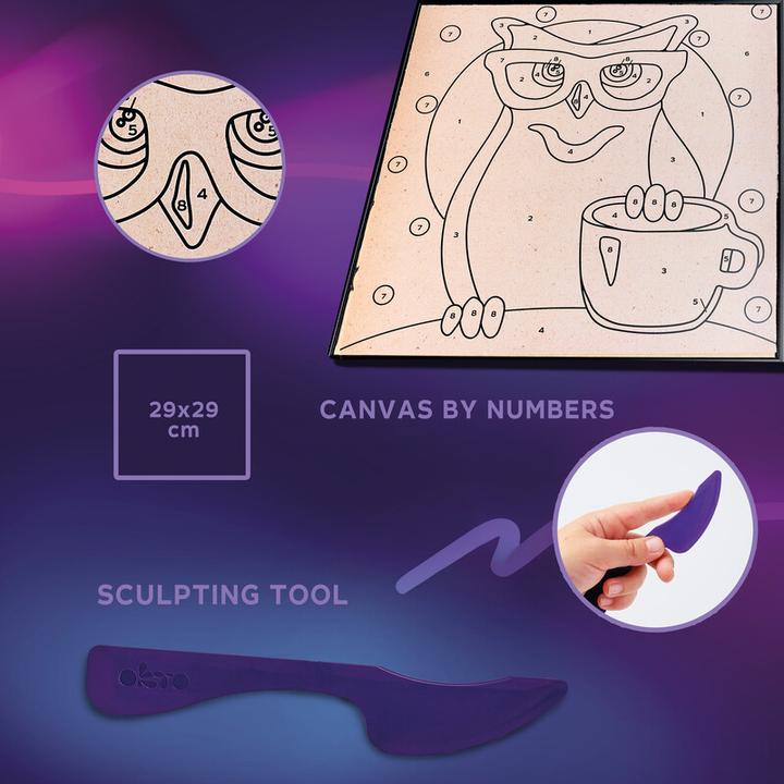 Produktbild Okto 3D Bilderset Eule 20003