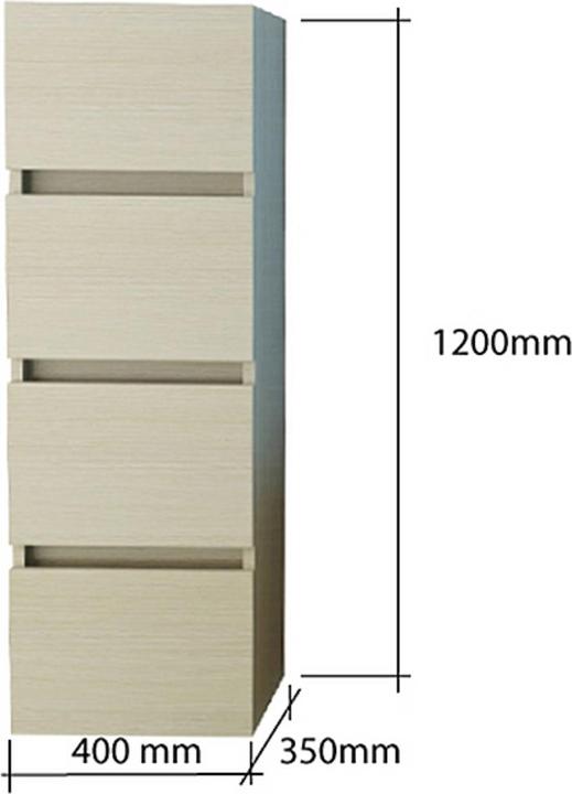 Actual product image Jet-Line Bathroom cabinet KUFSTEIN 120x40x35cm (120 x 40 x 35 cm)