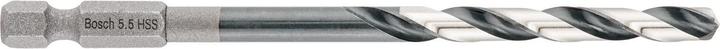 Actual product image Bosch Professional Zubehör HSS twist drill with hexagonal shank. 5.5 x 57 x 98 mm. Pack of 1 (5.50 millimetres)