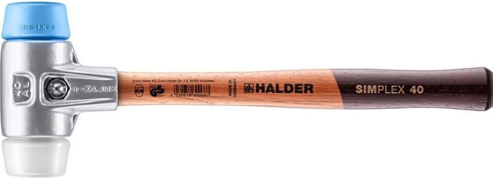 Immagine prodotto Halder Martello Soft Face 350 40mm TPE-soft/Superplastic AL-Housing Simplex (350 g)