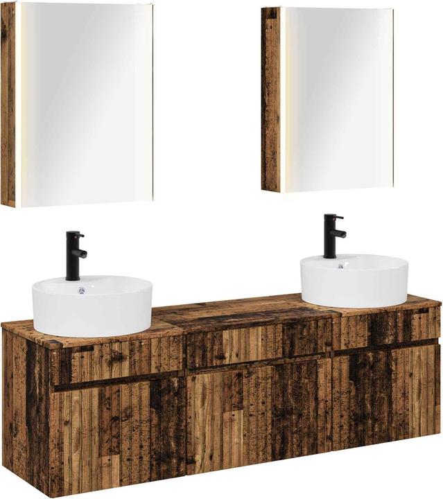 Produktbild vidaXL Badezimmerschrank-Set
