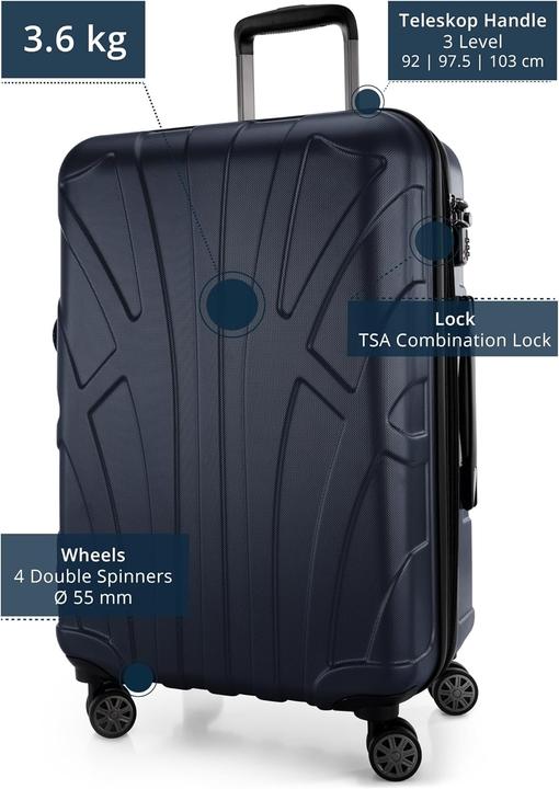 Produktbild Suitline 2er Trolley Koffer-Set