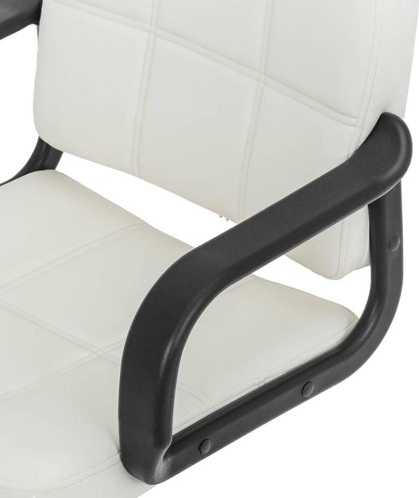 Physa Friseurstuhl mit Fussstütze höhenverstellbar Barber-Stuhl 170 kg Epsom beige