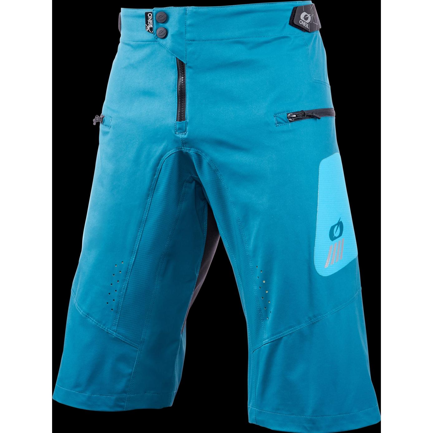 O Neal, Unisex, Velohosen, ELEMENT FR Shorts HYBRID V.22 petrol/teal (M), Türkis, Blau, M