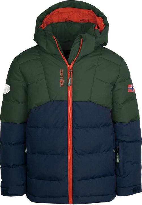 Navy, Forest Green, Flame orange