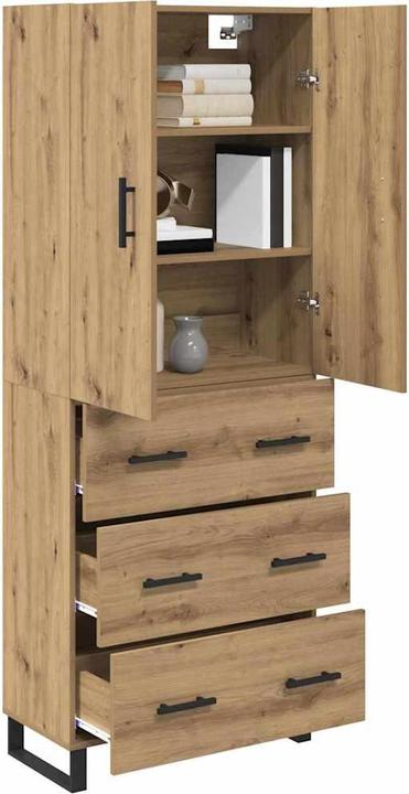 Image du produit vidaXL Modernes Highboard (34 x 34 x 180 cm)