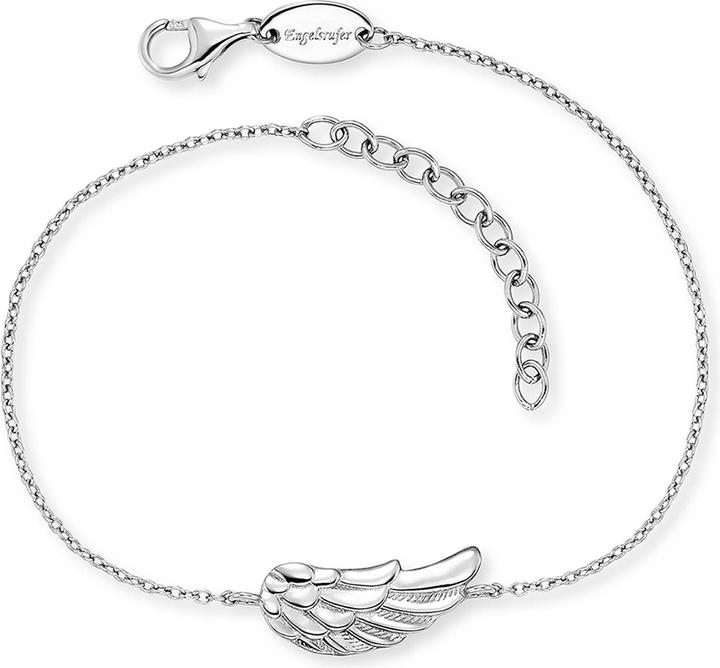 Engelsrufer Bracciale con ali volanti (17 cm, Argento 925)
