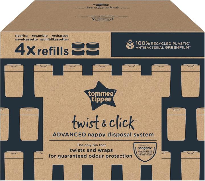 Produktbild Tommee Tippee Windelbehälter-Nachfüllkassetten-Set (4er-Pack)