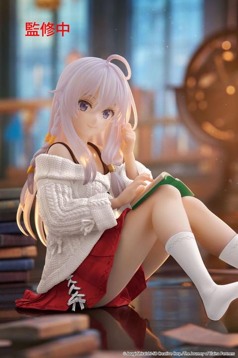 Actual product image Taito Wandering Witch: The Journey of Elaina statuette PVC Desktop Cute Figure Elaina Casual Clothes Ver.