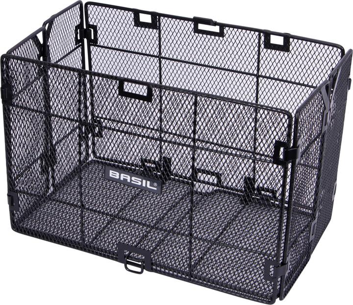 Basil Catania folding wheel basket (15 l)