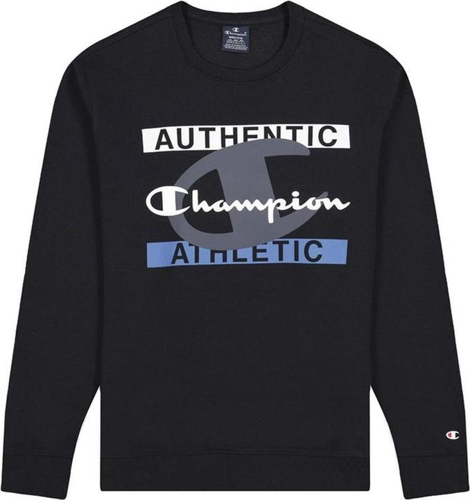 Produktbild Champion Herren Sweater ohne Kapuze Authentic Athletic Schwarz (S)