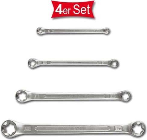 Actual product image Yato Torx Ring Spanners Set 4pcs E6e24 (12 mm, 14 mm, 10 mm, 17 mm, 11 mm, 13 mm)