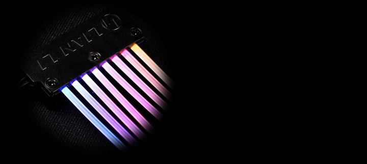 Actual product image Lian-Li Strimer 8-Pin RGB PCIe VGA (Multicoloured, RGB)