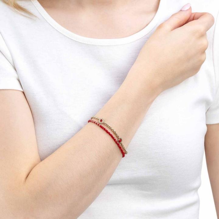 Produktbild Leonardo Armband (18 cm, Edelstahl, Glas)