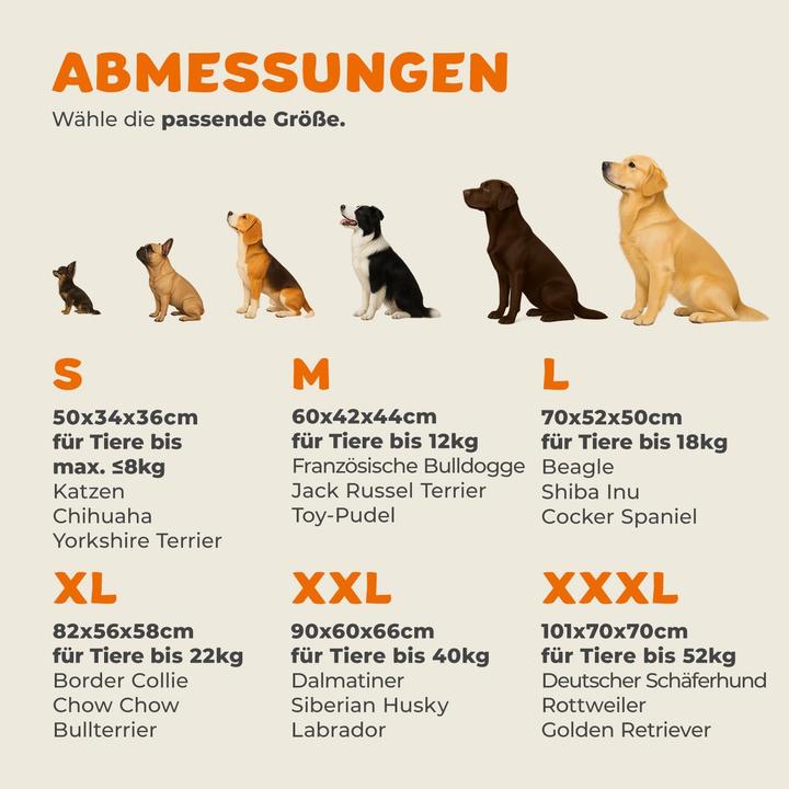 Produktbild Cadoca Faltbare Hundetransportbox XXXL mit Tragegriff extra Tasche und Autogurtlasche (Hund, Waschbar, Faltbar, Atmungsaktiv)