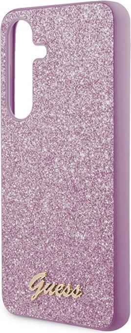Produktbild Guess Tasche für S24 S921 GUHCS24SHGGSHU Hartschalenkoffer Glitter Script lila (Samsung Galaxy S24)