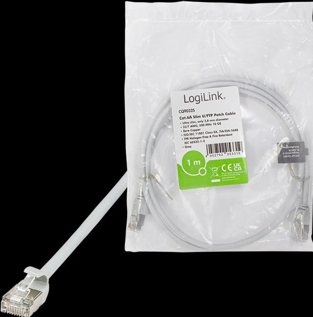 Actual product image LogiLink Network cable (STP, CAT6a, 1 m)