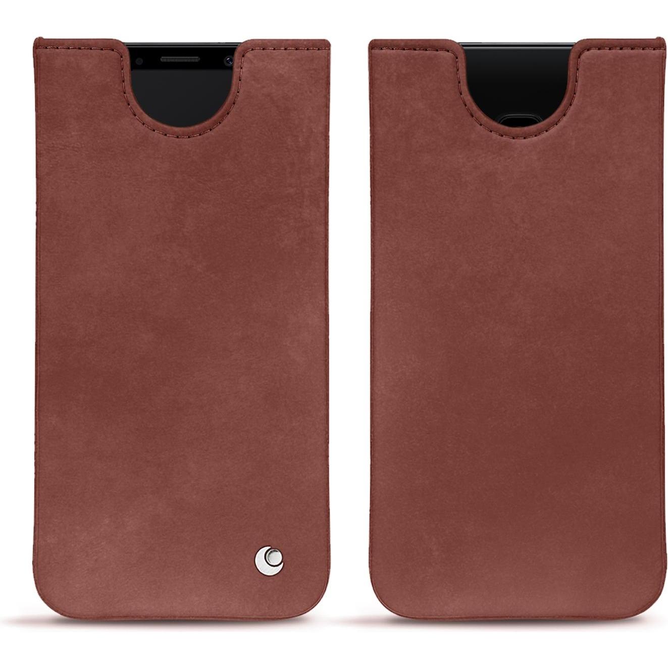 Noreve Lederschutzhülle (Samsung Galaxy S9), Smartphone Hülle, Rot