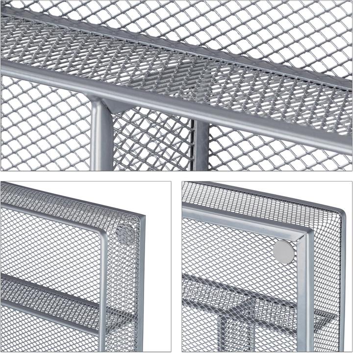 Actual product image Relaxdays Mesh Cutlery Tray L