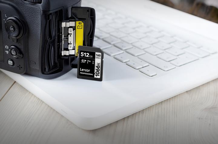 Produktbild Lexar PRO 1066X SDXC U3 (V30) UHS-II R160/W120 512GB (512 GB, SDXC, U3, UHS-I)