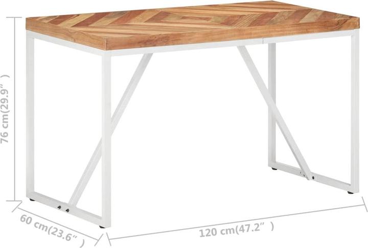 Image du produit vidaXL Esstisch (120 x 60 x 76 cm)