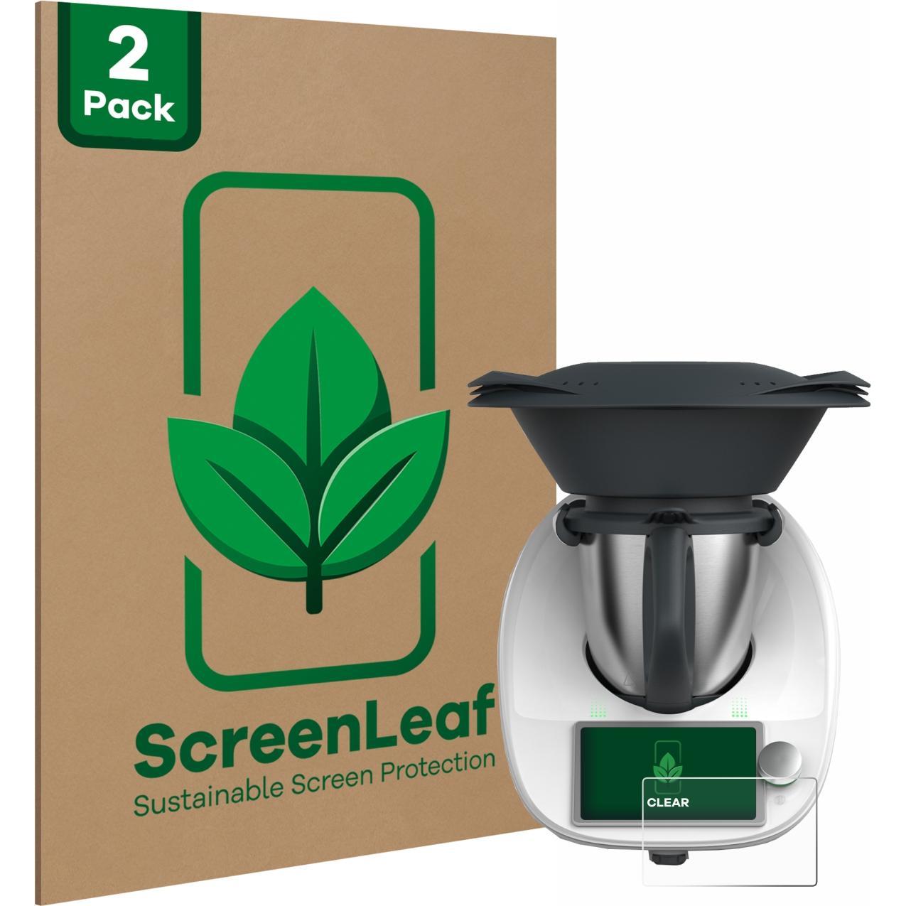 ScreenLeaf Schutzfolie nachhaltiger Displayschutz Displayschutzfolie Folie Klar Transparent, Zubehör Küchengeräte, Trans...