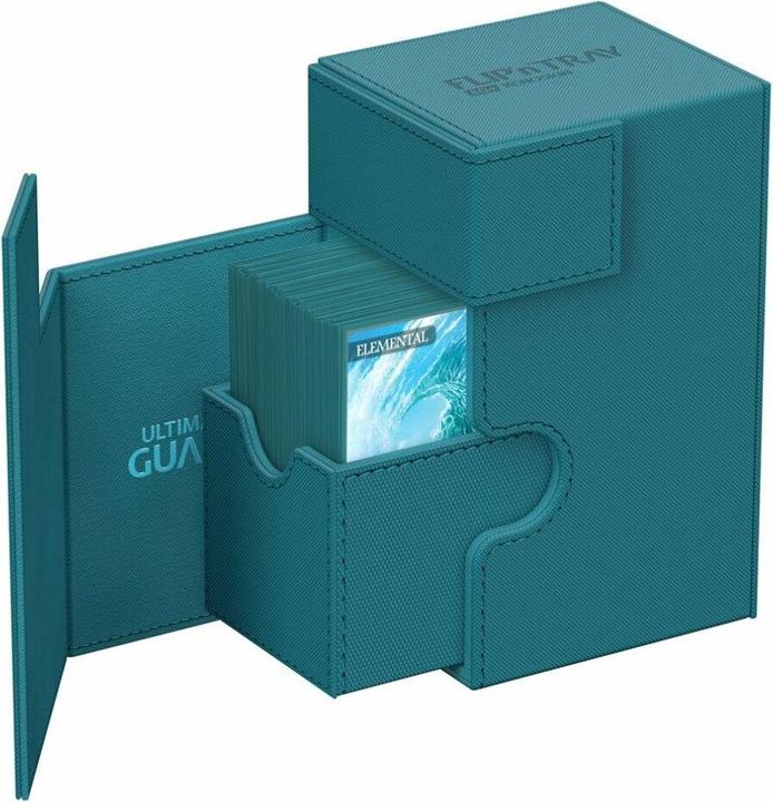 Image du produit Ultimate Guard Flip'n'Tray 80+ XenoSkin Monocolor Bleu Pétrole
