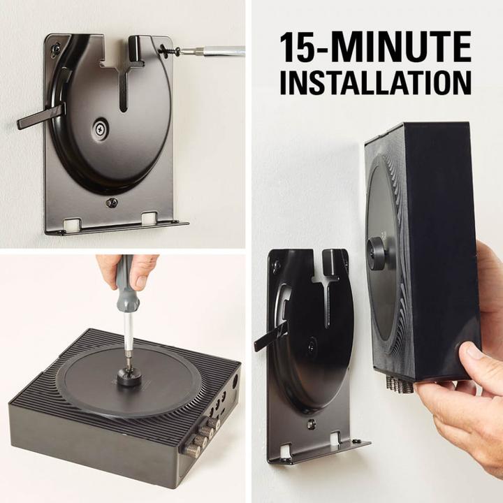 Immagine prodotto Sanus Staffa a parete WSSCAM1 per Sonos AMP - nero (1 pz., Installazione a parete)