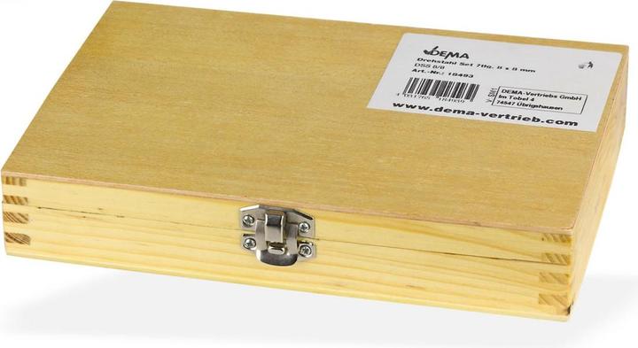 Actual product image Dema Turning Chisel / Turning Tool Set 7pcs. 8x10mm