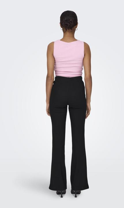 Actual product image Only Flared knitted waistband trousers Trousers (32)