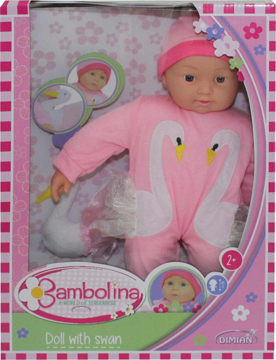 Produktbild Dimian Toys Puppe 41cm, mit Soft Schwan