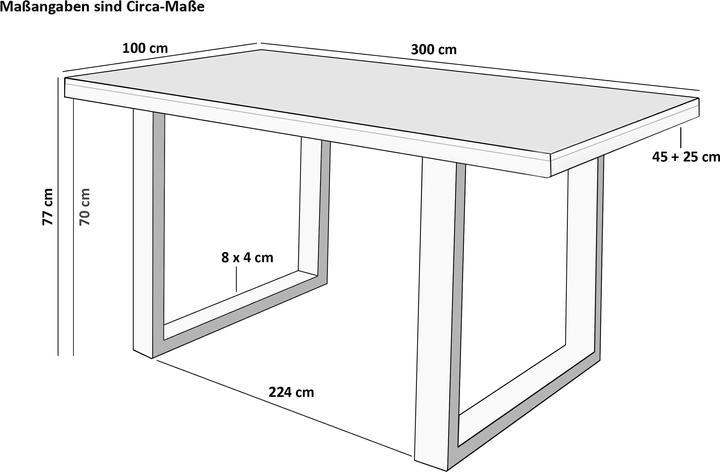 Image du produit SAM Rio (300 x 100 x 77 cm)
