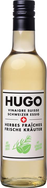 Hugo Reitzel Bouteille de vinaigre aux herbes suisses Hugo 500 ml (500 ml)