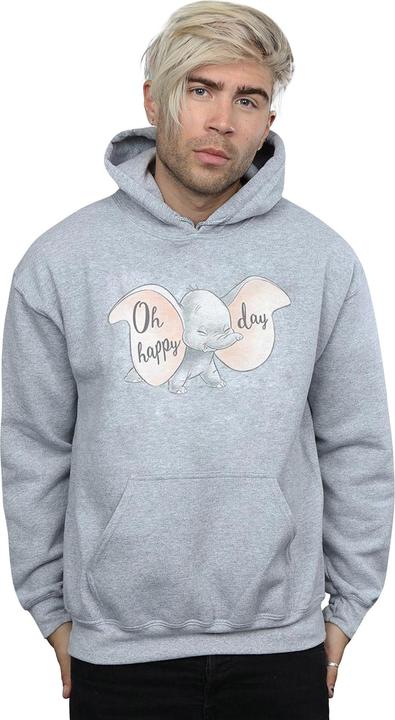 Immagine prodotto Disney Dumbo Happy Day Felpa con Cappuccio Uomo (XL)