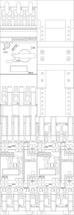 Produktbild Siemens Verbraucherabzweig 3RA2220-4BH26-0BB4