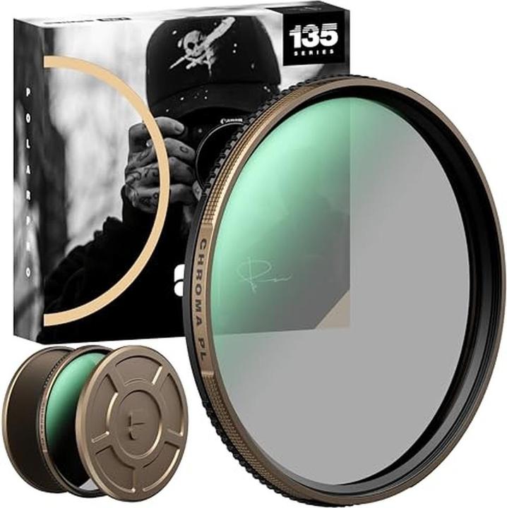 Actual product image PolarPro Polfilter 135 Series – Chroma CP – 67 mm (67 mm, Polarizing filter)