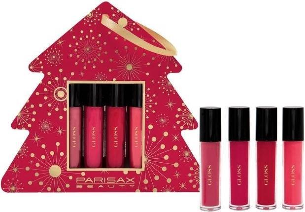 Parisax Noel 2024 Coffret Sapin 4 Gloss - A Festive Beauty Gift Set (Gesichtspflege Set)